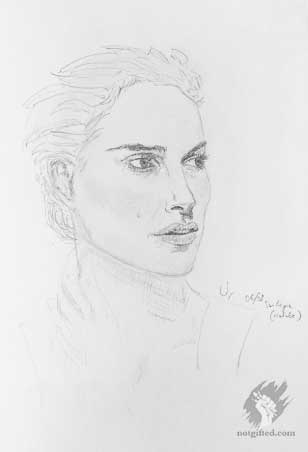 Natalie Portman drawing