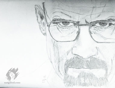 Say my name - heisenberg Breaking Bad drawing
