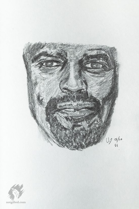 Denzel Washington drawing