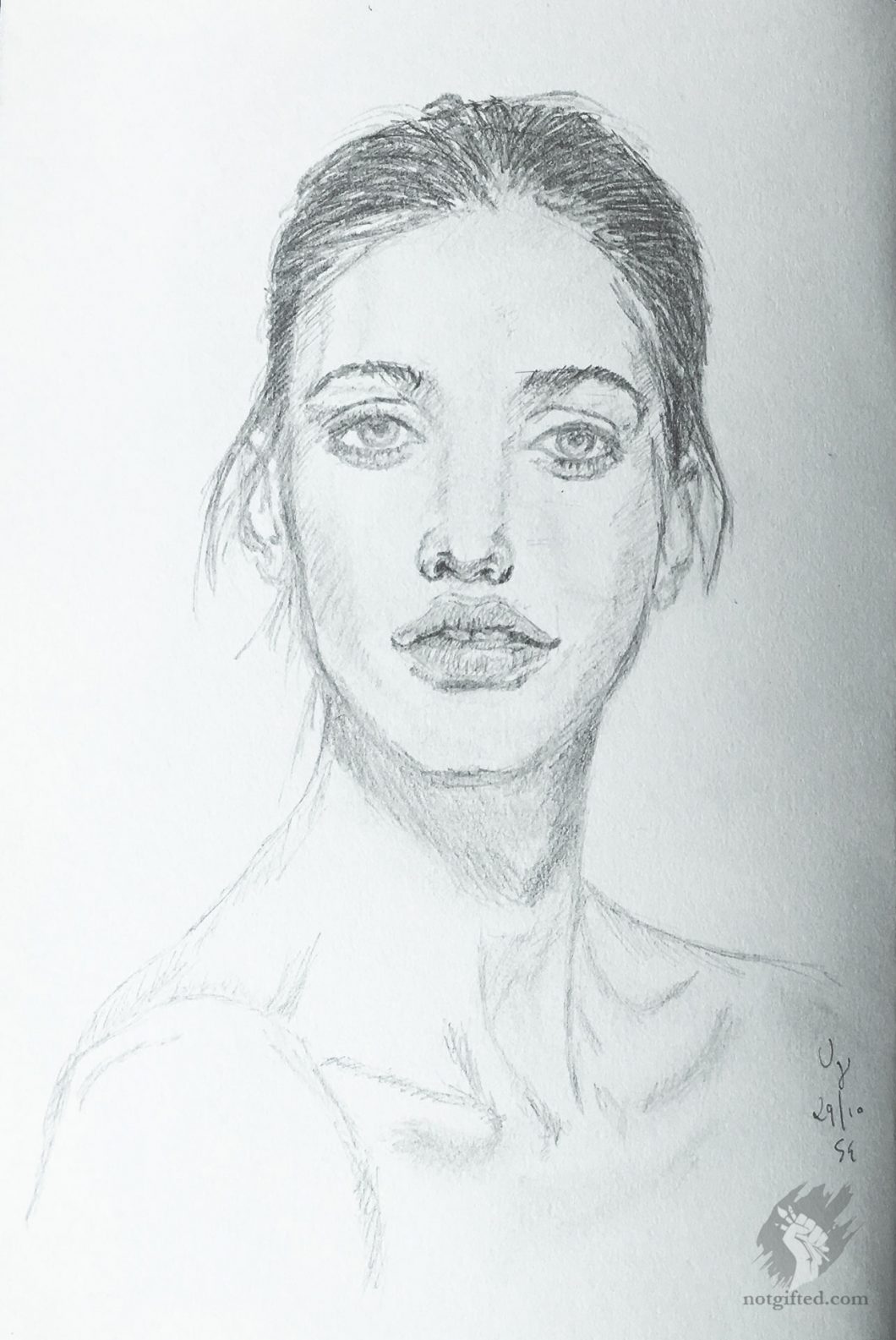 drawing on model