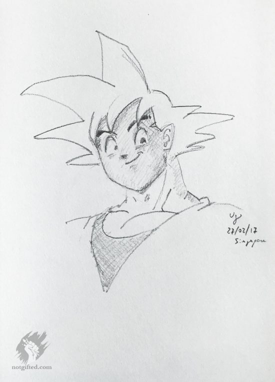 Goku drawing