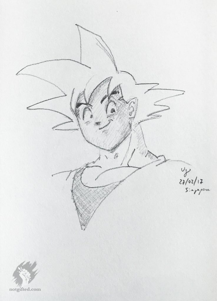 Goku drawing