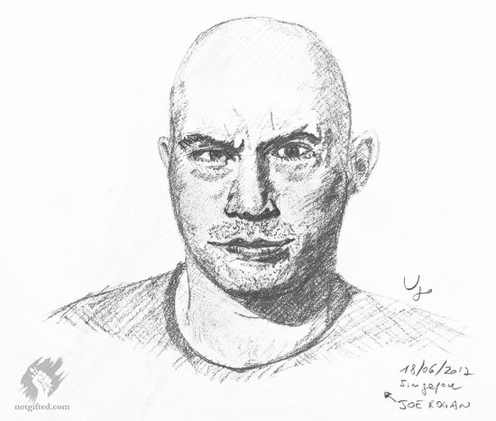 Joe Rogan drawing