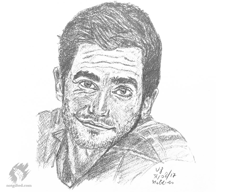 Jake Gyllenhaal drawing