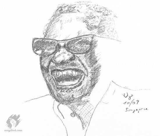 Ray Charles sketch