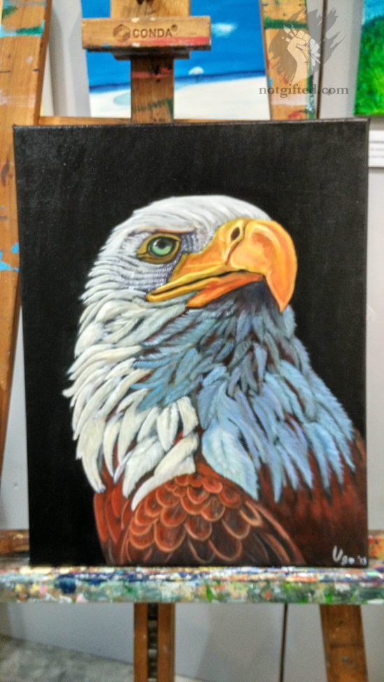 Eagle painting - final