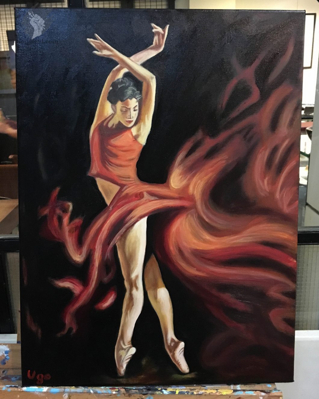 Dancer painting - complete