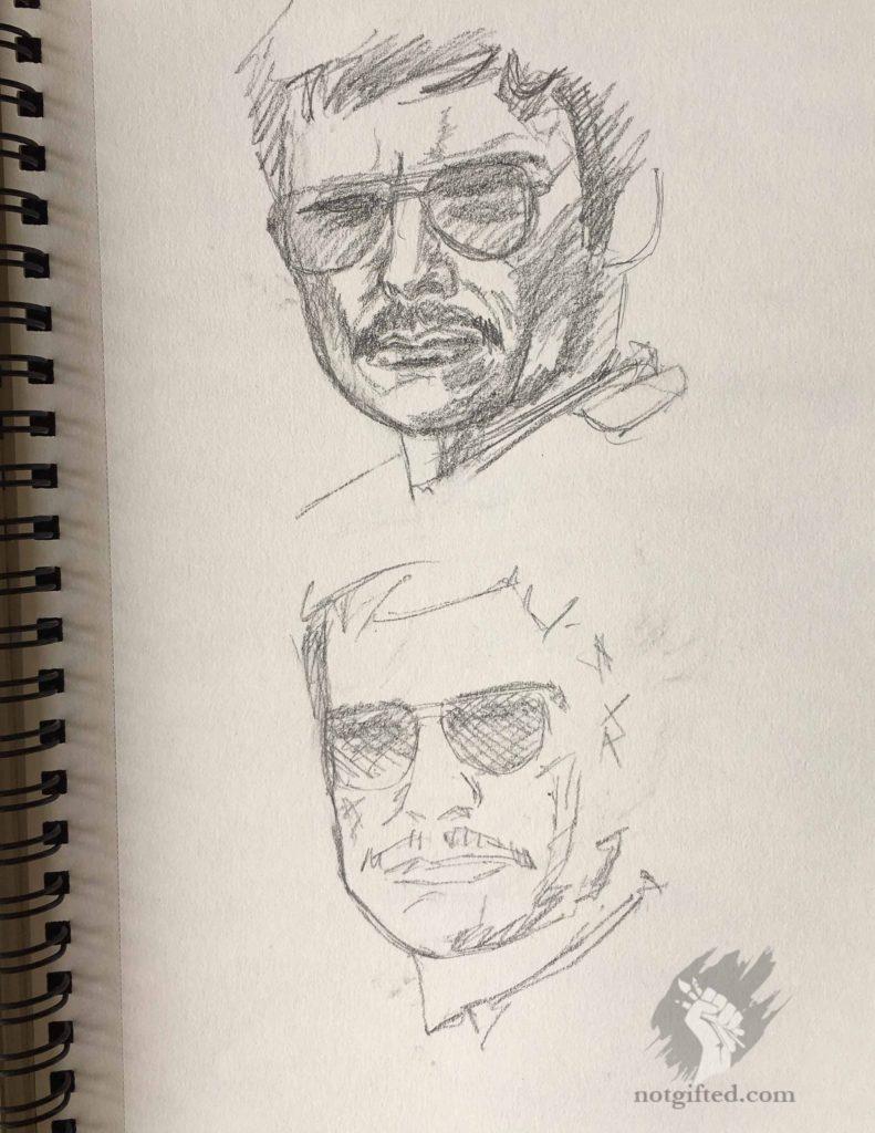 Javier Peña (Narcos- Pedro Pascal) - sketches