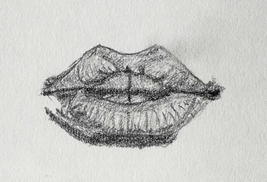 Mouth drawing - study