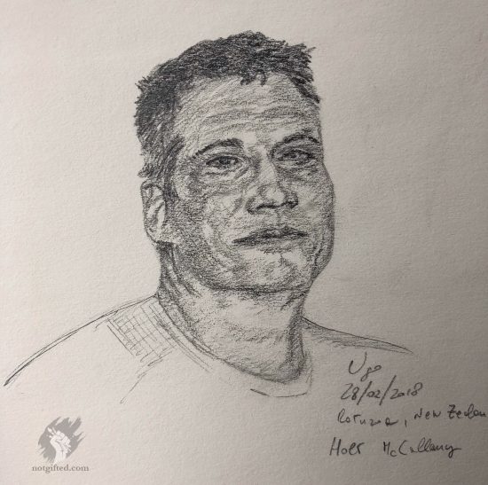 Holt McCallany drawing