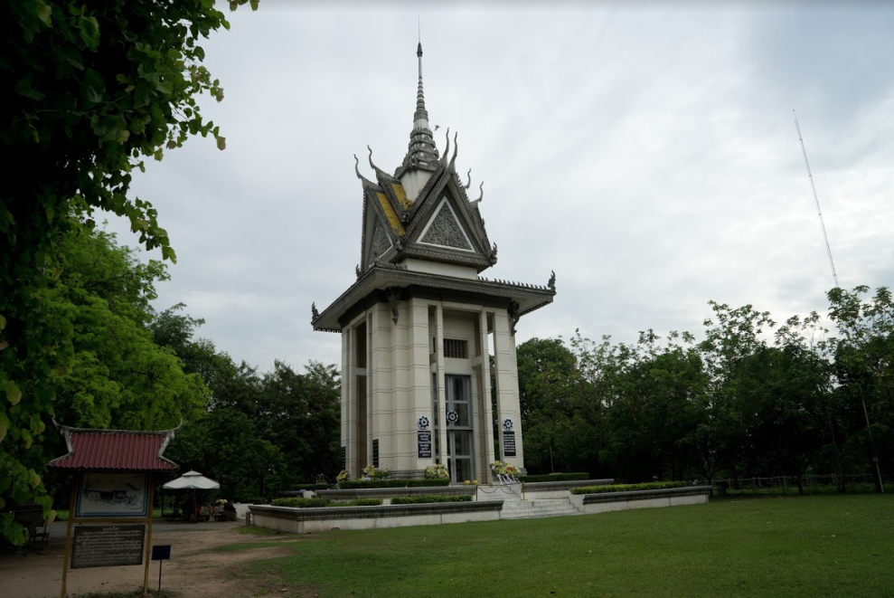 Cambodia's Killing fields - the memorial stupa