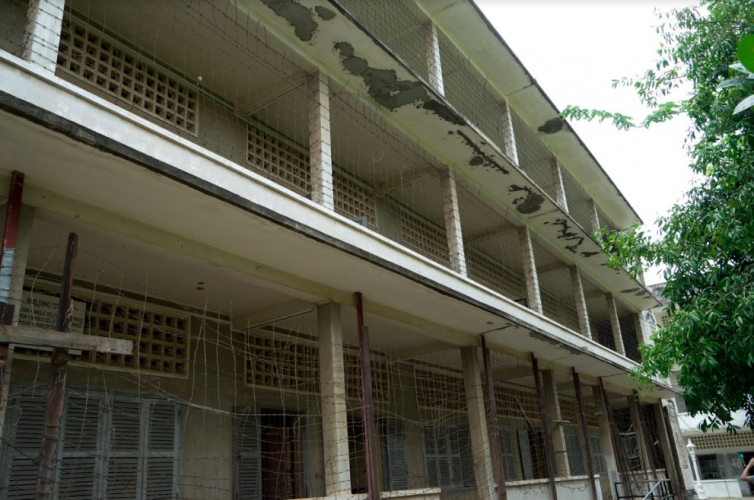 S-21 School facade turned into a prison